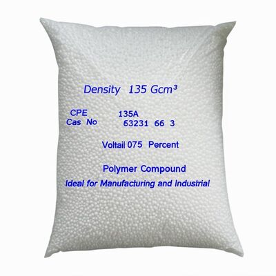 Density 135 Gcm3 CPE 135A Cas No 63231 66 3 Volatile 075 Percent Polymer Compound Ideal for Manufacturing and Industrial