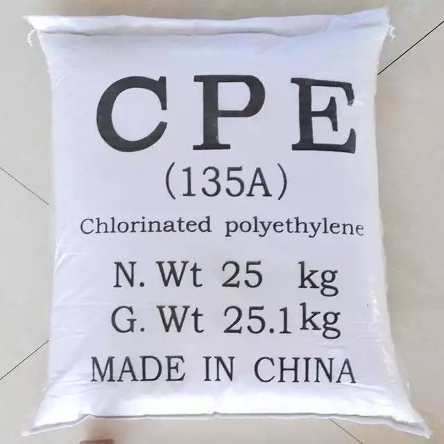 PVC Impact Modifier Chlorinated Polyethylene 135A For Pvc Foam Board